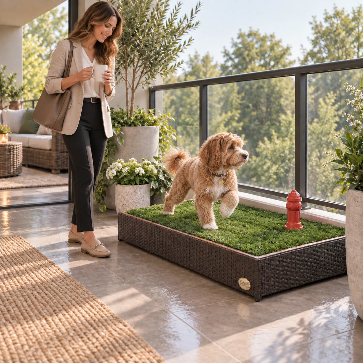 Porch Potty setup and assembly guide for grass dog potty models