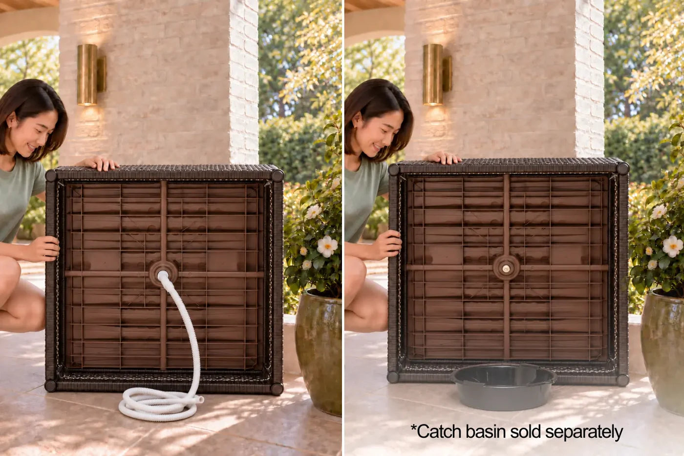 Drainage options for CLASSIC Small