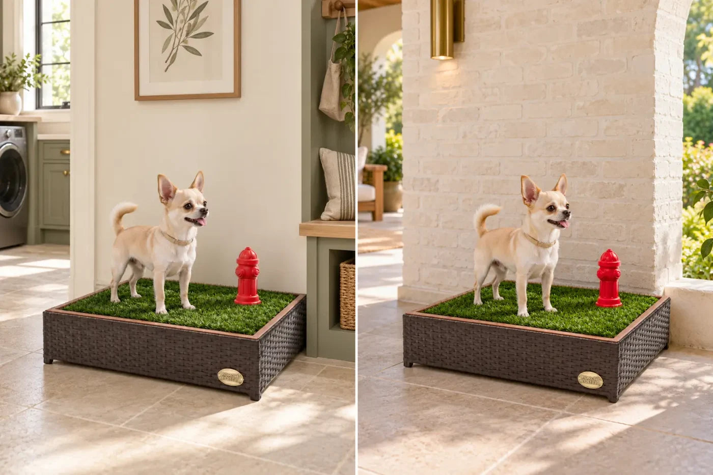 CLASSIC Small shown in indoor and outdoor home settings