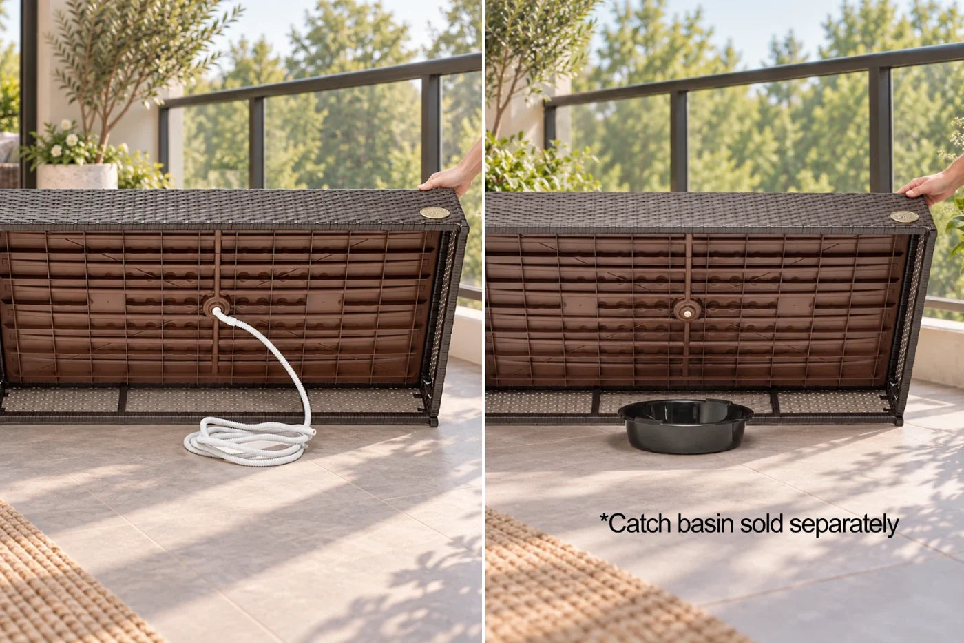 Drainage options for CLASSIC Standard