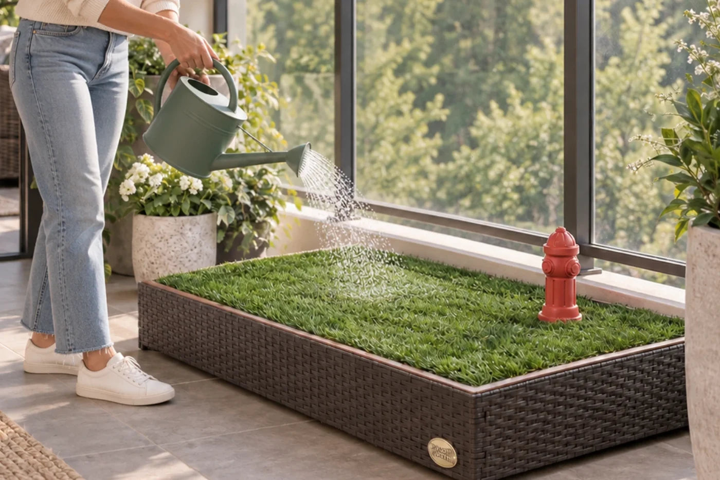Rinsing CLASSIC Standard without an outdoor water hookup