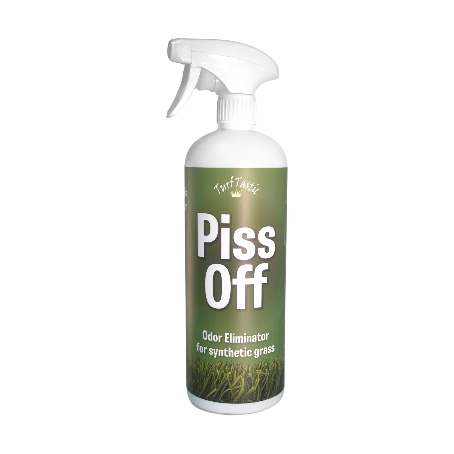 Piss Off odor eliminator bottle with spray nozzle